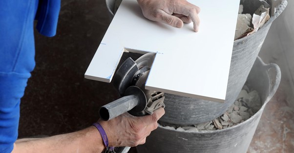 How to Cut Porcelain Slabs for Benches & Showers